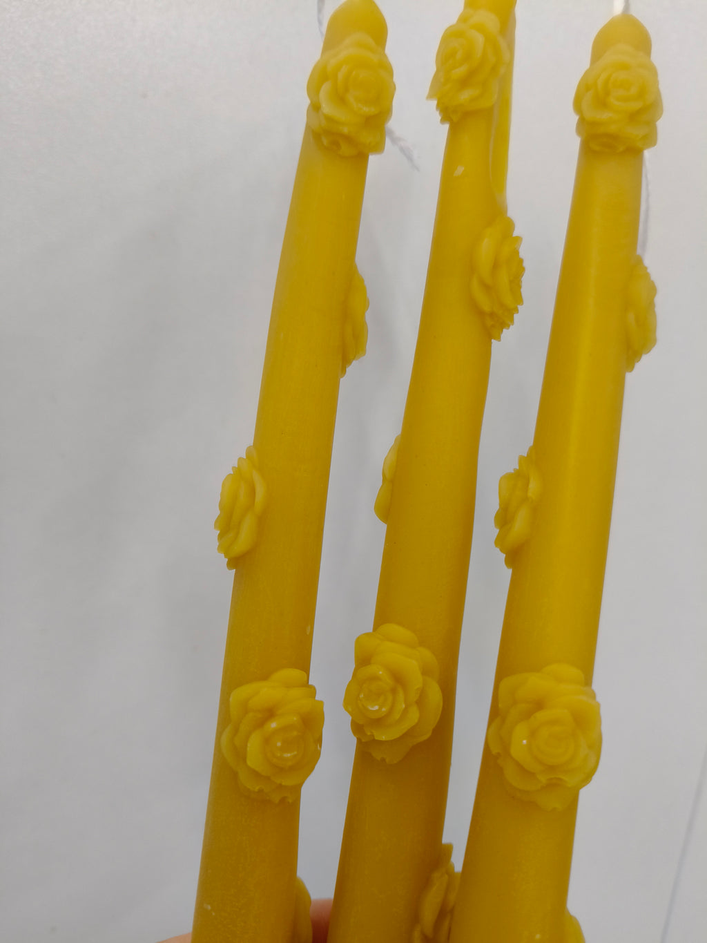 Beeswax Pillars